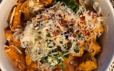 Thai Tempeh and Butternut Squash Noodle Bowl